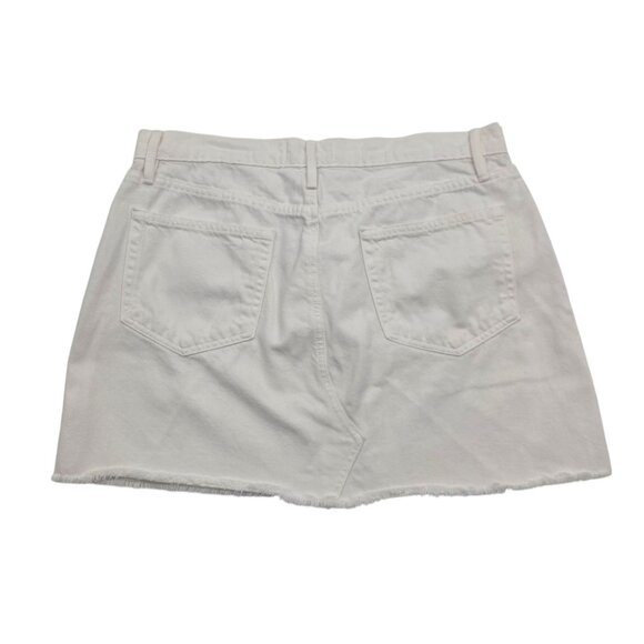 Women's - Frame White Denim Mini Skirt, Size 20 - Picture 7 of 7